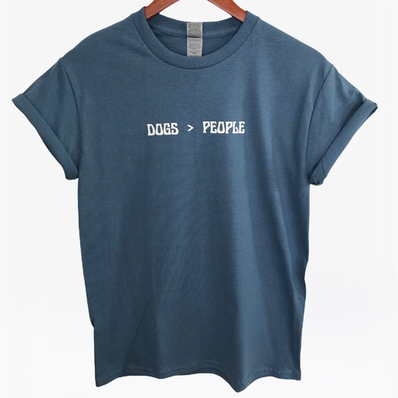 DOGS > PEOPLE Unisex Adult 100% Cotton T-Shirts - Various - Picture 10 of 16